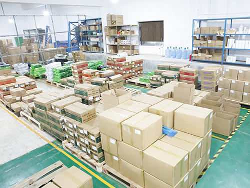 硅膠原材料存放區